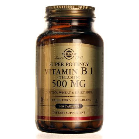 Vitamin B1 500 Mg Riordan Clinic Nutrient Store