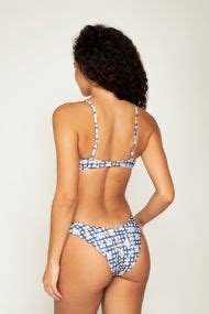 Peixoto Meadow Gingham Shelley Bikini Bottom