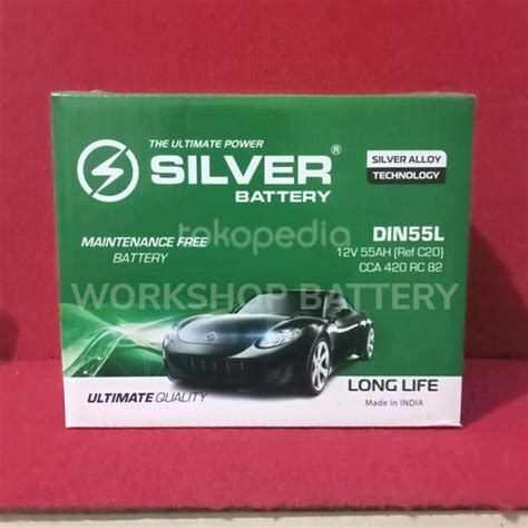 Jual Aki Mobil Mg Zs Silver Battery Din 55 12v 55 Ah Jakarta