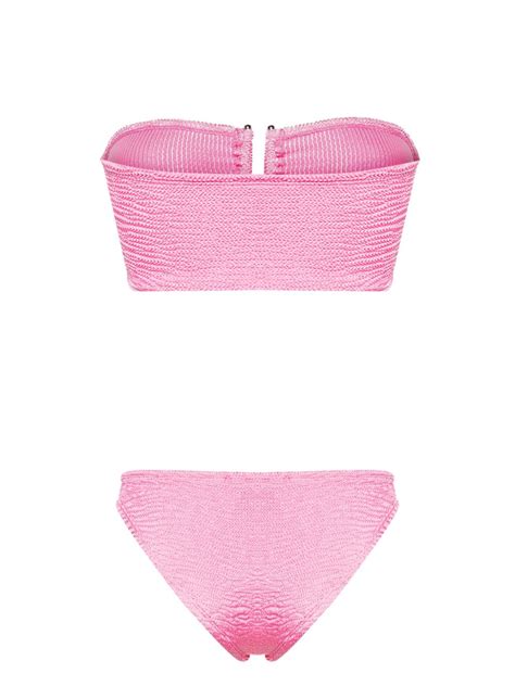 PARAMIDONNA Bikini Frida Con Efecto Arrugado Rosado FARFETCH MX