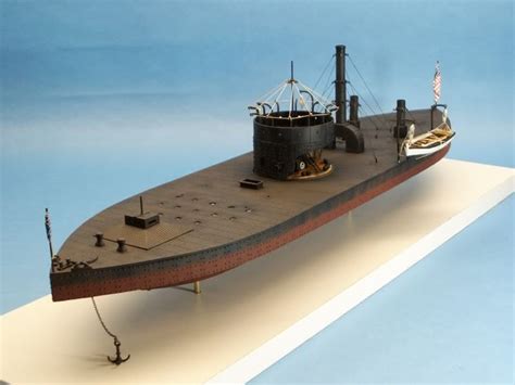 Uss Monitor Cottage Industry Models Model Ships Wooden Model