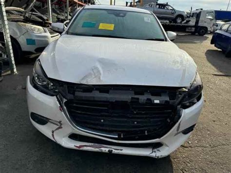 2018 Mazda 3 White Wrecking Available For Parts Wrecking