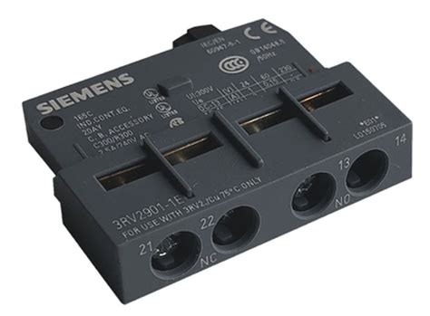 Plastic SIEMENS 3RV2901-1E 1NO +1NC at ₹ 995/piece in Mumbai | ID ...