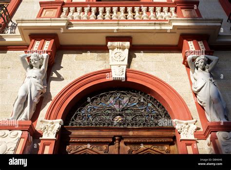 Detail of historic building, Ponce, Puerto Rico Stock Photo - Alamy