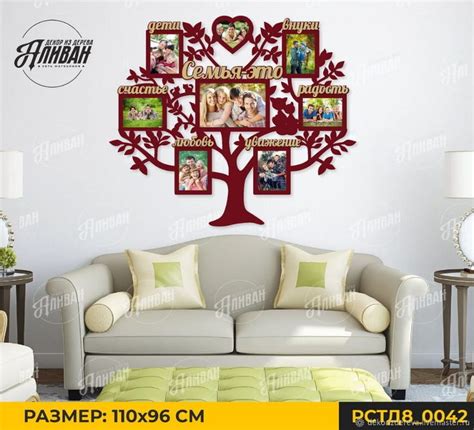 Семейное Дерево Фотоколлаж. Семейный подарок. Фоторамки в интернет ...