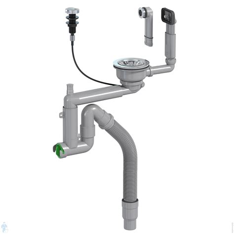 *Сифон Prevex Smartloc 1"1/4 х32 для кухонной мойки, 2 перелива, слив ...