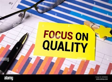 focus  quality symbol concept words focus  quality  blocks