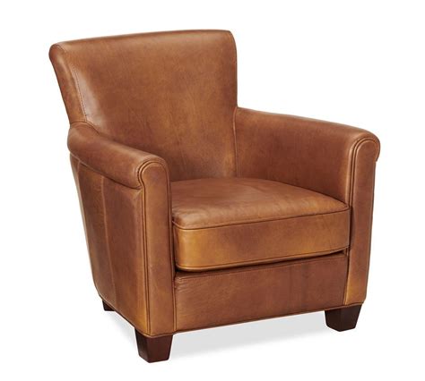 Pottery Barn Leather Chair Armchair Chair Potterybarn Chair Design