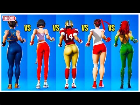 HOT PARTY HIPS DANCE EMOTE WITH THICC FEMALE SKINS CHAPTER 3 SEASON 3 YouTube