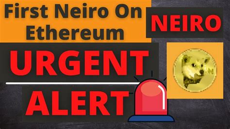 Neiro First Neiro On Ethereum Coin Price News Today Latest Price