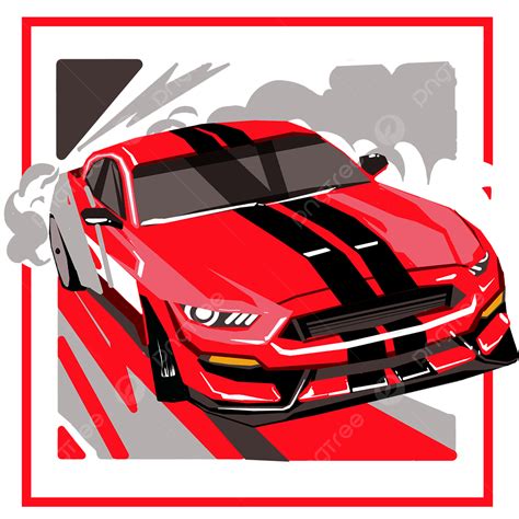 Cartoon Speed PNG Transparent, Racing Speed Red Cartoon Logo, Racing