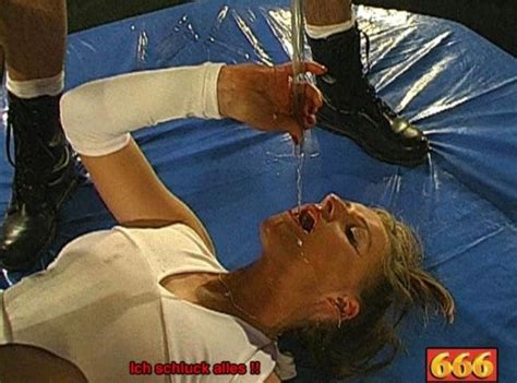 Slutty Blonde Babe Being Rewarded With Big Dicks Photos