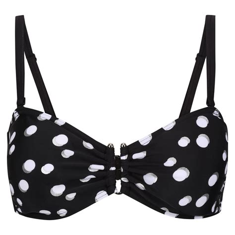 Regatta Top Bikini W Kropki Dla Kobiet I Pa Aceana Iii Czarny Regatta Moda Sklep