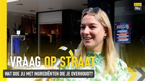 Wat doe jij als je ingrediënten overhoudt Vraag op Straat YouTube