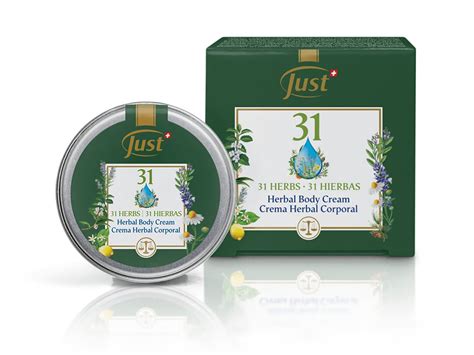 Crema herbal óleo 31 Hierbas Just Drogueria Verde Natural