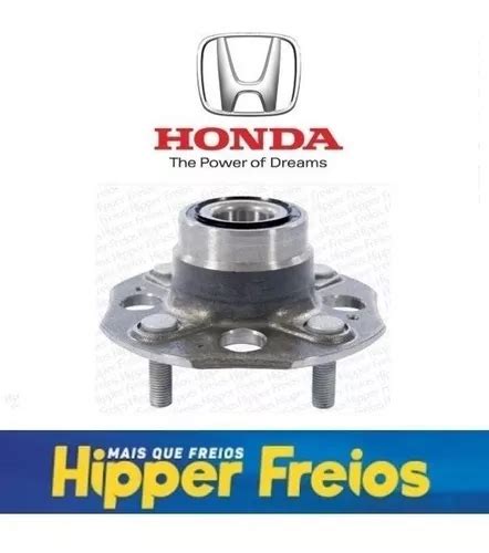 Cubo De Roda Traseiro Honda Accord 1990 A 1997 Rolamento