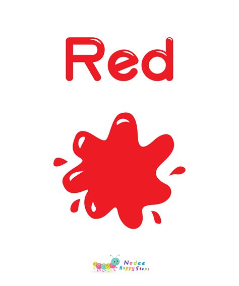 Red Color - Colors Flashcards for kids