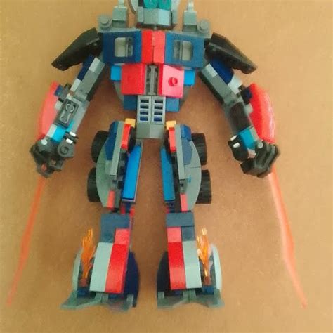 Оптимус Прайм из Лего , обзор самоделки #lego #лего - YouTube