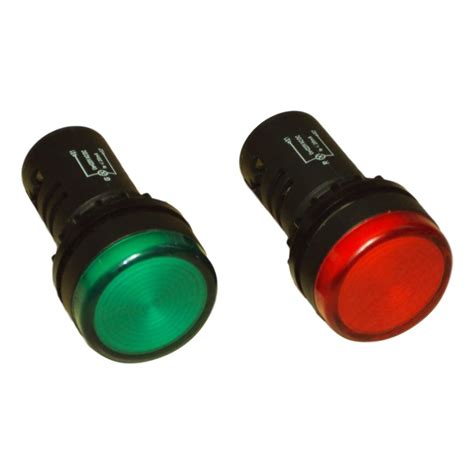 THECOOLIO EATON 220V DC AC LED Panel Indicator Lights Red And Green