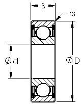 Zz Commercial Inch Series Ball Bearing Ast Bearings