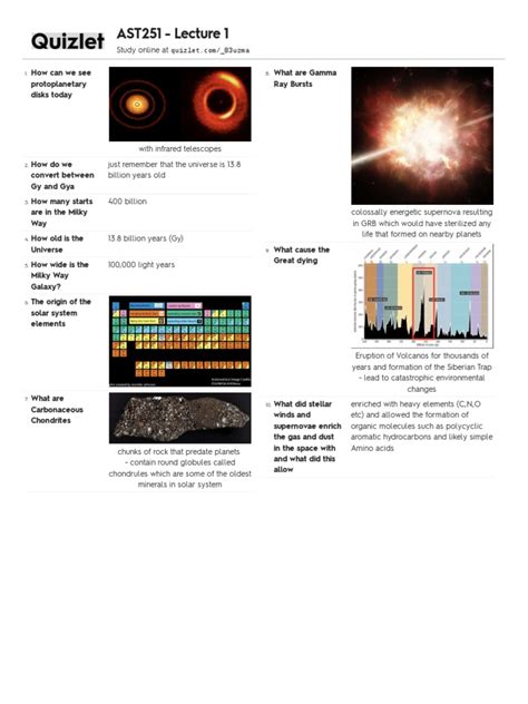 AST 251 Lecture 1 | PDF | Cosmic Dust | Earth