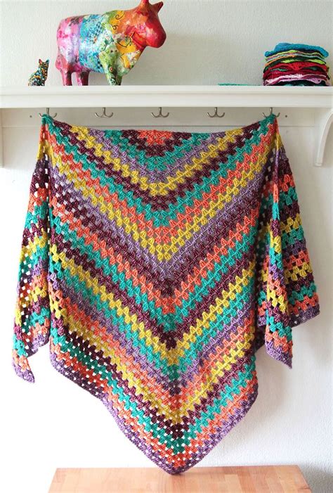 Xl Warme Wintersjaal Haak Maar Raak Crochet Shawl Easy Crochet