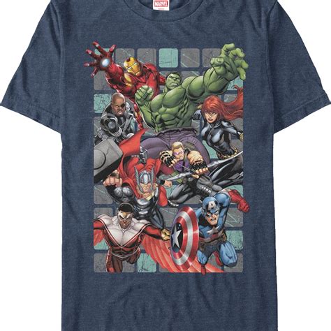 Avengers Assembling Marvel Comics T Shirt