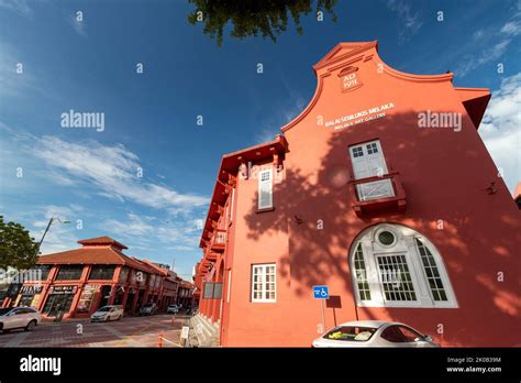 Malacca Dutch Red Square Stock Photo Alamy