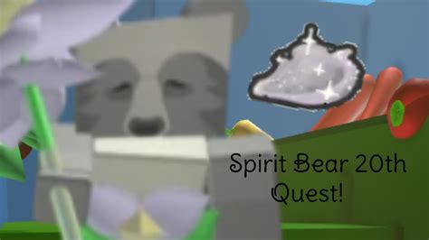 Handing in Spirit Bear's 20 Quest!! - ROBLOX BSS - YouTube
