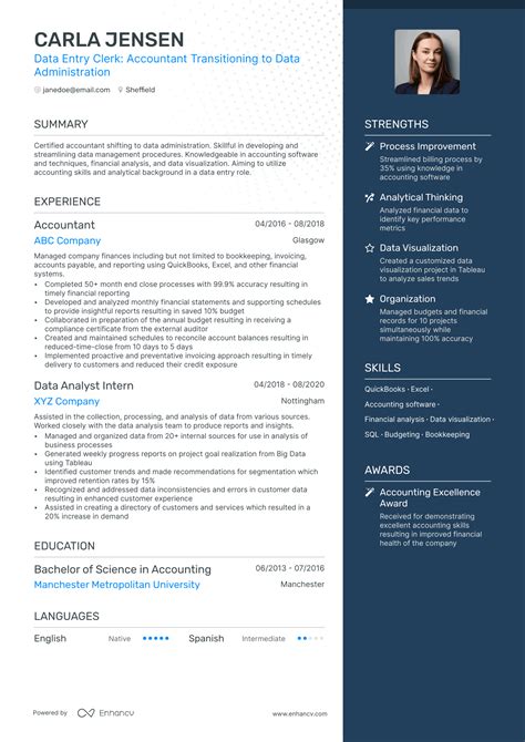 3 Data Entry CV Examples for 2025