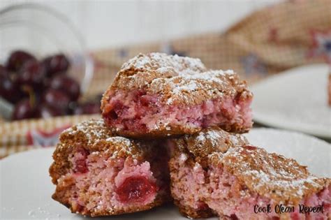 2 Ingredient Cherry Bars Foodtalk