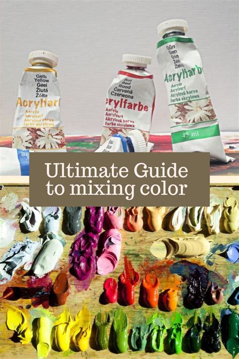 Ultimate guide to mixing color with oil paints! This will up your painting game! Learn about ...