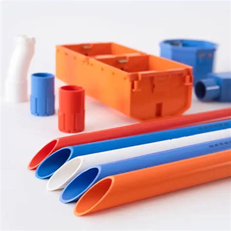 Pvc Orange Plastic Conduit Pipe Electrical Tube Flexible Upvc 100mm