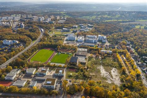 Luftaufnahme Bochum Campus Gebäude Der Universität Hochschule Für