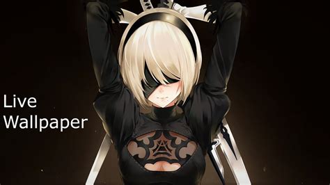 Live Wallpaper: Nier Automata - 2B - YouTube