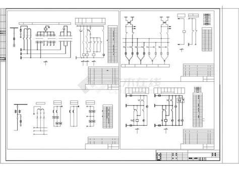 某机械工厂变电所cad全套图土木在线