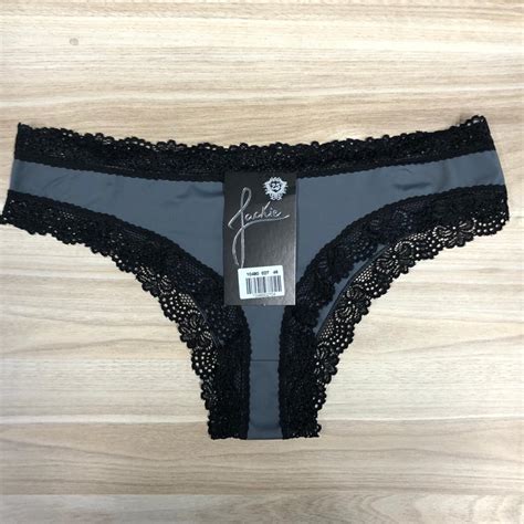 Calcinha De Microfibra Renda Estreita Jackie Lingerie