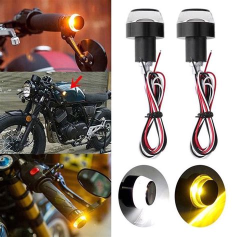 Jual Pcs Set Lampu Indikator Sein Led Untuk Stang Motor Di Lapak