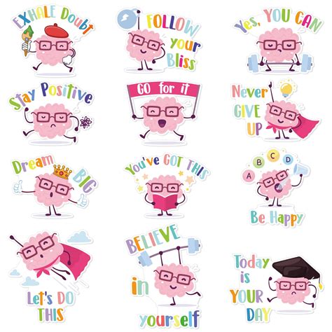 Buy 72 Pcs Growth Mindset s Bulletin Board Decorations Classroom s ...