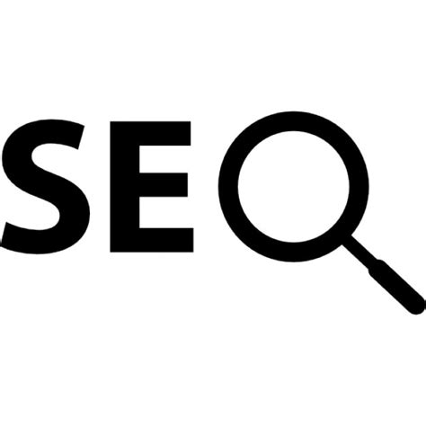 Seo Search Symbol Icons Free Download