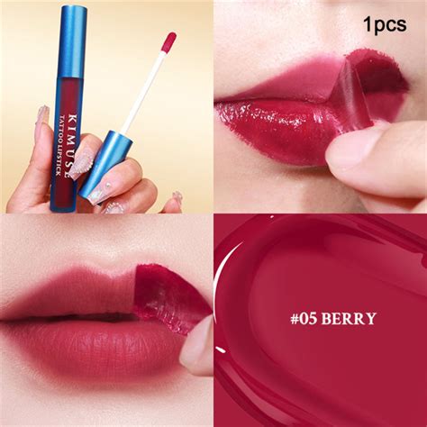 Erya Shop 【ready Stock】kimuse Peel Off Lip Tint Tattoo Makeup Lipstick