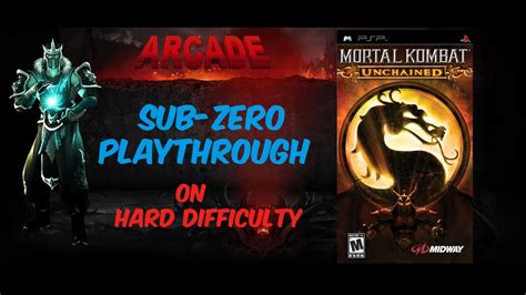 Mortal Kombat Unchained Deception Sub Zero Arcade Ladder Hard [no Match Lost ] Youtube