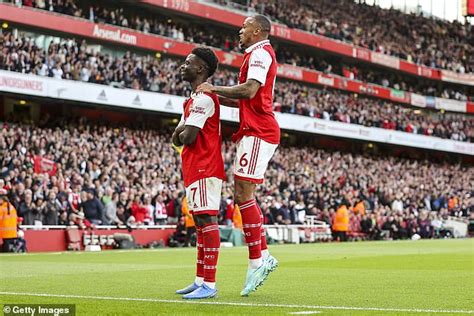 Mesut Ozil Hails Rocking Ex Arsenal Team Mate Bukayo Saka After Brace