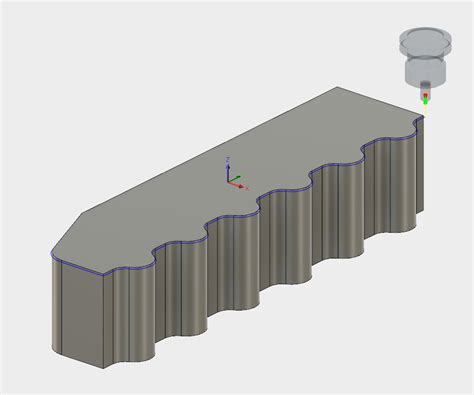 Que operação deve ser usada para adicionar um chanfro no Fusion 360 MFG