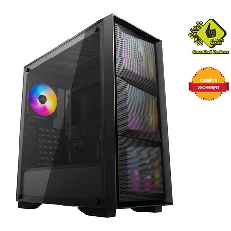 Корпус Deepcool MATREXX 50 MESH 4FS, черный — купить по низкой цене в ...