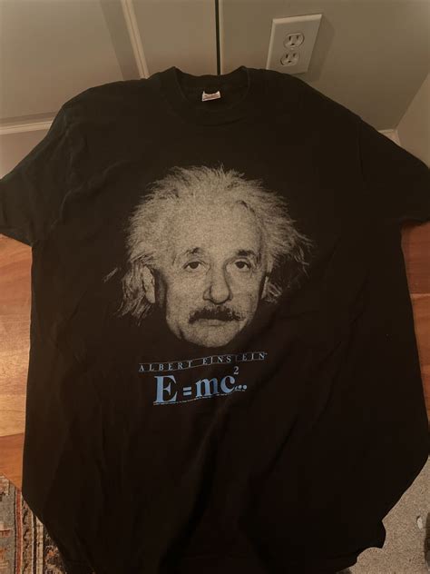 Vintage 1990 Albert Einstein T Shirt Vintage Double S Gem