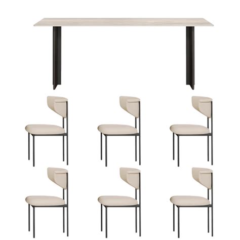 ASS Comfort Zone Modern Design Dining Table And Chairs Wayfair Canada