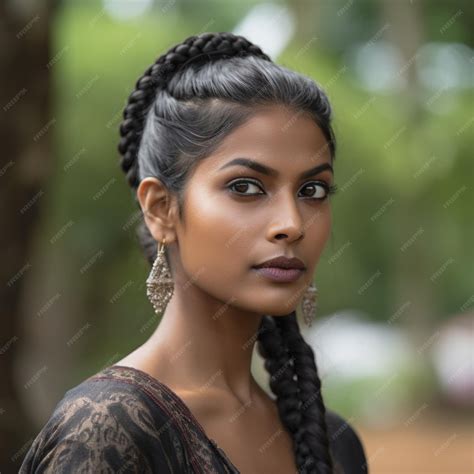 Premium AI Image | A beautiful Sri Lankan girl