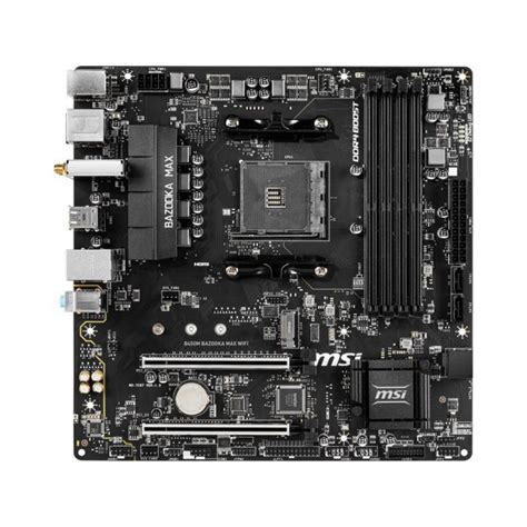 MSI AMD RYZEN B450M BAZOOKA MAX WIFI M.2 PCIE 4.0 Motherboard | b450 ...