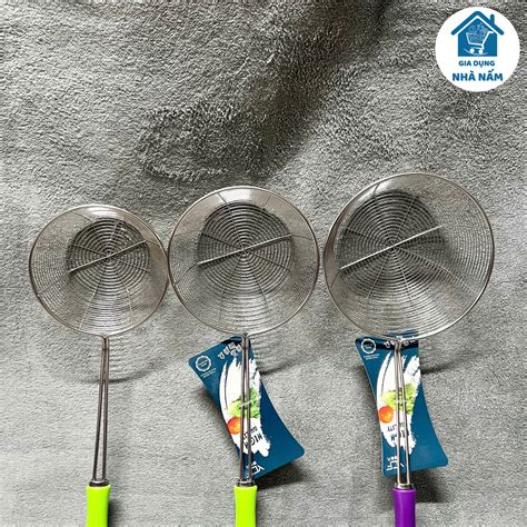 Chao vòng inox ăn lẩu loại sâu size 13, 15, 17 cm (vợt ăn lẩu sâu ...